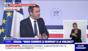 Retraites: Olivier Véran estime qu'il n'y a "pas forcément besoin de médiation" pour parler avec l'intersyndicale