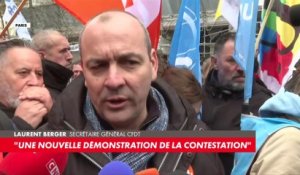 Laurent Berger : «Une nouvelle démonstration de la contestation»