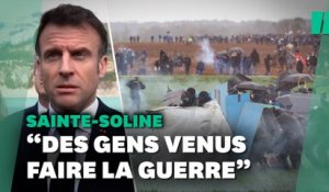 Sainte-Soline : Macron s’exprime pour la première fois sur les incidents