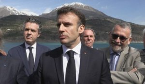 « À Sainte-Soline, des gens étaient venus faire la guerre », affirme Macron, en marge d'un déplacement à Savines-Le-Lac