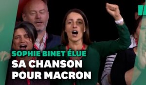 Désormais à la tête de la CGT,  Sophie Binet adresse un avertissement à Macron en chanson