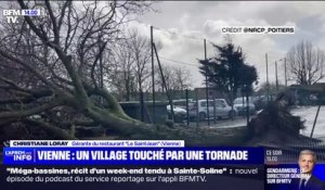 "C'était très impressionnant": une restauratrice témoigne de la tornade qui a touché un village dans la Vienne