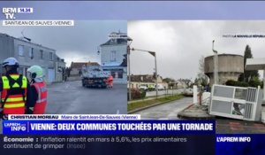 "On est en train de sécuriser, en particulier au niveau des toitures": le maire de Saint-Jean-de-Sauves (Vienne) témoigne des dégâts causés par la tornade