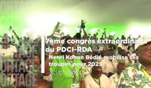 7ème congrès extraordinaire du PDCI-RDA : Henri Konan Bédié mobilise ses troupes pour la présidentielle de 2025