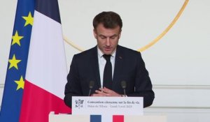 Emmanuel Macron: "Notre système d'accompagnement de la fin de vie reste mal adapté aux exigences contemporaines"