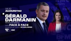  Gérald Darmanin est l'invité d'Apolline de Malherbe sur BFMTV