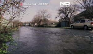 No Comment : une ville ukrainienne inondée après l'effondrement d'un barrage