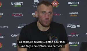 ARES 14 - Lebout annonce la fin de sa carrière