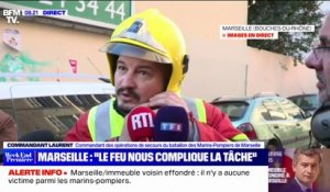Effondrement à Marseille: le commandant des opérations de secours du bataillon des marins-pompiers évoque 80 personnes évacuées