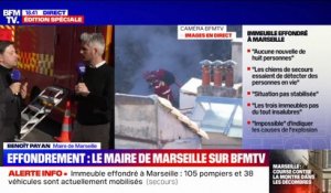 Immeuble effondré à Marseille: "Les secours sont arrivés dans les cinq minutes", affirme le maire Benoît Payan