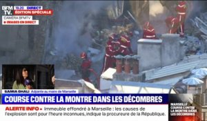 Immeuble effondré à Marseille: "Je tiens vraiment à saluer le bataillon des marins-pompiers de Marseille", affirme Samia Ghali, adjointe au maire