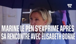 Rencontre avec Élisabeth Borne: la prise de parole de Marine Le Pen, en intégralité