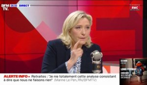 "Elle est d'un manque d'ambition total mais je vais la voter": Marine Le Pen sur la proposition de loi "Bien vieillir"