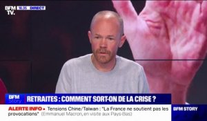 Vincent Gautheron, secrétaire de l'union CGT-RATP: "La façon dont Emmanuel Macron et Élisabeth Borne ont géré le projet de réforme fait qu'ils ont perdu de la crédibilité"