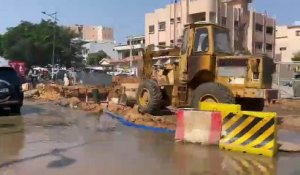 Photos/Gestion des Inondations à Touba: Des ouvrages structurants en cours de construction