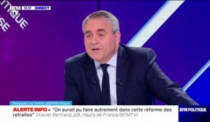 Xavier Bertrand: "Les Républicains ne sont pas solubles dans Renaissance"