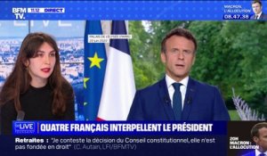Retraites: cette étudiante et militante dit "ne rien attendre" de l'allocution d'Emmanuel Macron
