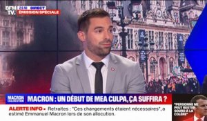 Julien Odoul (RN): "Monsieur Macron m'a autant convaincu qu'un mauvais plat de raviolis réchauffé 15 fois au micro-ondes"