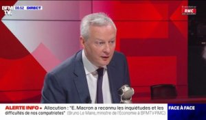 "Nous allons accélérer le rythme de désendettement de la France", affirme Bruno Le Maire