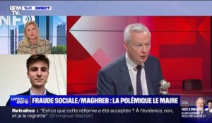 Propos de Bruno Le Maire: "Ce n'est pas en agitant un petit chiffon qu'ils arriveront à tourner la page de la réforme des retraites" selon Léon Deffontaines (Jeunes Communistes)
