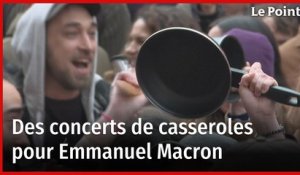 Des concerts de casseroles pour Emmanuel Macron