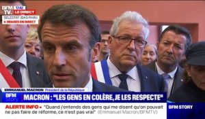 Emmanuel Macron: "Il faut entendre la colère, je ne suis pas sourd à celle-ci"