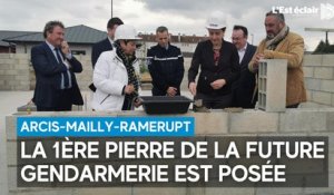 La gendarmerie de la communauté de communes Arcis-Mailly-Ramerupt est en construction