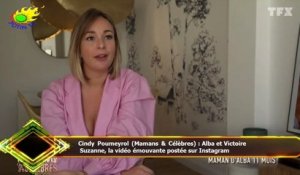 Cindy Poumeyrol (Mamans & Célèbres) : Alba et Victoire  Suzanne, la vidéo émouvante postée sur Insta