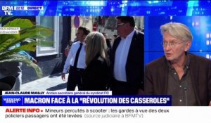 Jean-Claude Mailly, ancien secrétaire général de FO: "[Emmanuel Macron] a une vision hémiplégique de la démocratie"