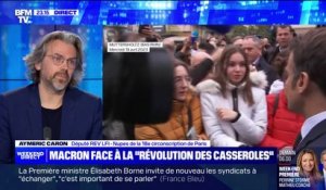Pour Aymeric Caron (REV-LFI), Emmanuel Macron parle avec "une forme de mépris pour ce que souhaitent les Français"