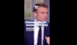 Un an après sa réélection, Emmanuel Macron reconnaît des ratés