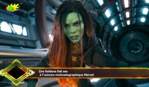 Zoe Saldana fait ses  à l’univers cinématographique Marvel