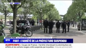 Emmanuel Macron à la finale de la Coupe de France: l'arrêté anti-manifestation suspendu autour du Stade de France