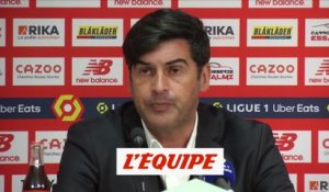 Paulo Fonseca : « Tous les matches sont très difficiles maintenant » - Foot - Ligue 1