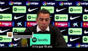 Xavi juge les débuts de Yamal, entré en jeu à l'âge de 15 ans