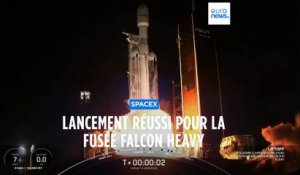 SpaceX fait enfin décoller sa fusée géante Falcon 9 Heavy et déploie trois nouveaux satellites