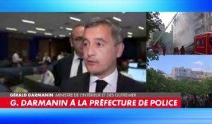 Gérald Darmanin : «Il n'est pas normal qu'en République des policiers, des gendarmes et des pompiers soient pris à partie»