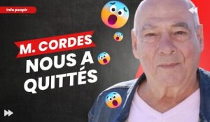 Urgent : Mort de Michel Cordes, vedette emblématique de Plus belle la vie