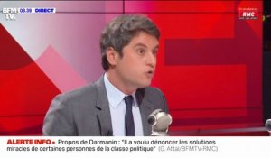 Dégradation de la notation financière de la France: "Je ne cède ni au pessimisme, ni au fatalisme", affirme Gabriel Attal