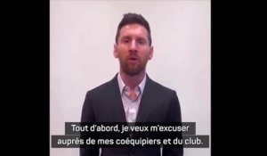 PSG - Messi sort du silence après sa suspension