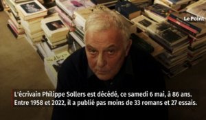 L’écrivain Philippe Sollers est décédé