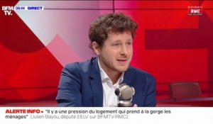 "Ce n'est pas du tout le rôle d'un élu": Julien Bayou réagit au slogan comparant Emmanuel Macron à Louis XVI, entonné par Christophe Prudhomme