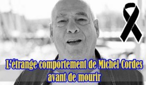 Michel Cordes : le seul témoin à avoir révélé l'étrange comportement de l'acteur avant sa m.ort