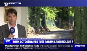 Meurtres à Grasse: "Ça a été un choc très difficile pour la ville" affirme Jérôme Viaud, le maire LR