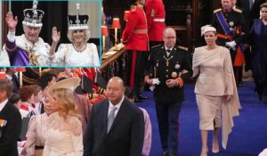 Couronnement Charles III : Albert, Charlene de Monaco unis dans l'émotion et l'élégance pour le Roi