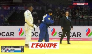 Le replay du combat d'Audrey Tcheuméo en 1/4 de finale des - 78kg F - Judo - Mondiaux