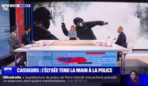 Loi anti-casseurs: l'Élysée tend la main à la police