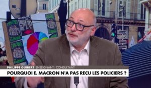 Philippe Guibert : «Il est évident que c’est pour des raisons d’affichage qu’Emmanuel Macron n’a pas reçu les policiers»