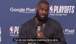 Lakers - James : "L'un de nos meilleurs matches de la série"