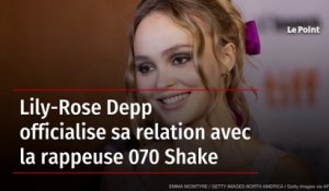 Lily-Rose Depp officialise sa relation avec la rappeuse 070 Shake